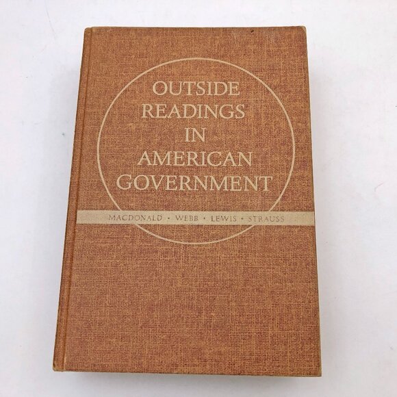 Outside Readings In American Government 1952 2nd Printing - Picture 1 of 10